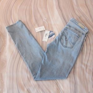 AG Adriano Goldschmied Faye Mid-Rise Cigarette Stretch Jeans Size 27R  27x30